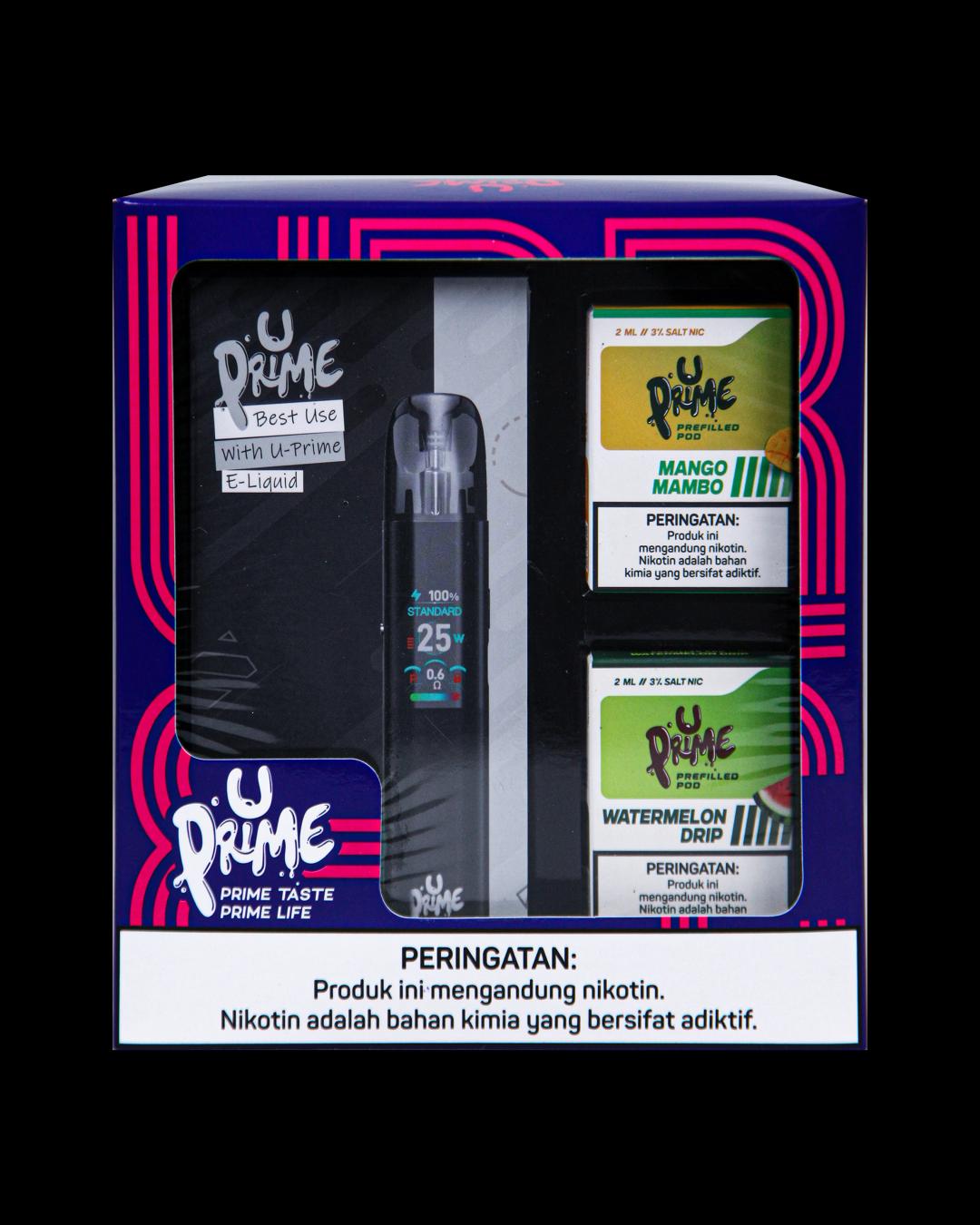 UPrime Bundling Prefilled Pod - Black Phantom